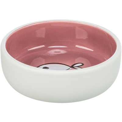 Trixie voerbak / drinkbak kat keramiek assorti | 300 ml 13 cm
