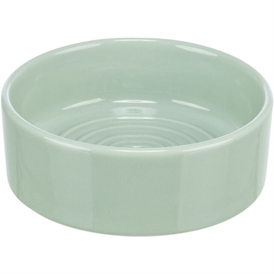 Trixie voerbak / drinkbak kat viviana keramiek salie | 150 ml 14 cm