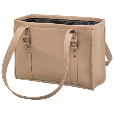 Trixie hondentas citystyle kunstleer cappuccino | 40x20x30 cm