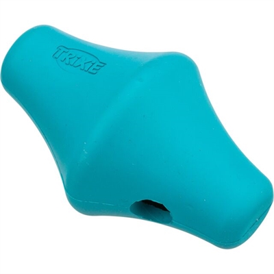 Trixie snacktol natuurrubber petrol | 12 cm, 3 stuks