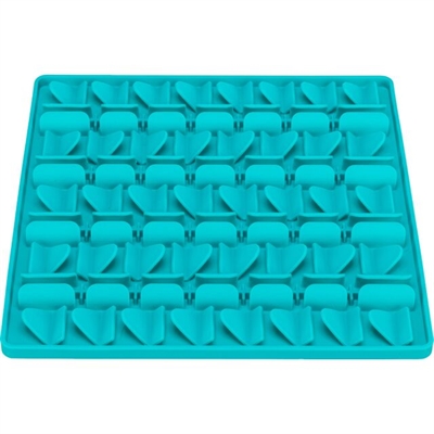 Trixie lick 'n' snackmat siliconen | blauw 30 cm