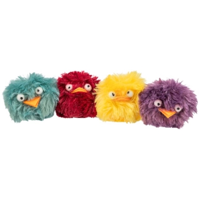 Trixie ratelbal pluche assorti | 6x6x6 cm