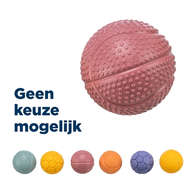Trixie bal natuurrubber assorti | 4,5 cm