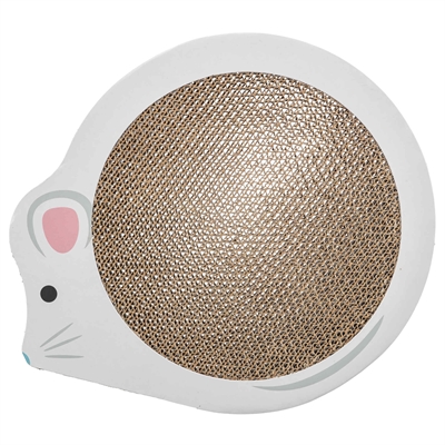 Trixie krabmat muis met catnip wit | 35x29,5x2,5 cm
