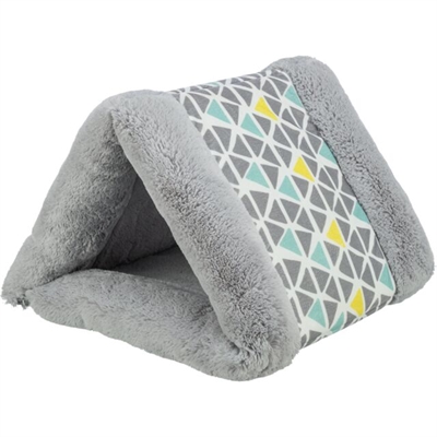 Trixie tent sunny voor cavia/dwergkonijn | grijs 44x40x33 cm