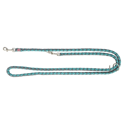 Trixie hondenriem cavo aqua/grafiet grijs | 200x1,2 cm