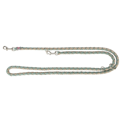 Trixie hondenriem cavo salie groen / zand | 200x1,2 cm verstelbaar