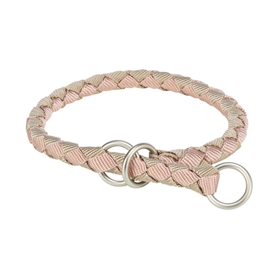 Trixie halsband hond cavo halfslip blush/zand | 25-31x1,2 cm