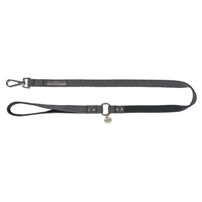 Trixie hondenriem citystyle zwart | 120x2 cm katoen
