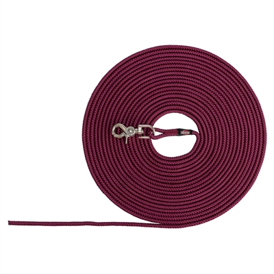 Trixie hondenriem sleeplijn sangria rood | 20 mtr x 0,6 cm