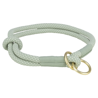 Trixie halsband hond soft rope halfsip salie/mintgroen | 25x0,6 cm