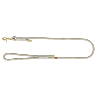 Trixie hondenriem soft rope | grijs/lichtgrijs 120x0,6 cm