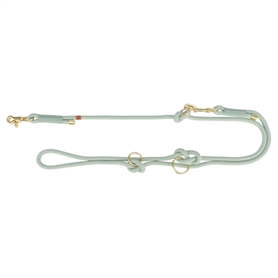 Trixie hondenriem soft rope 200x1,3 cm | salie / mintgroen