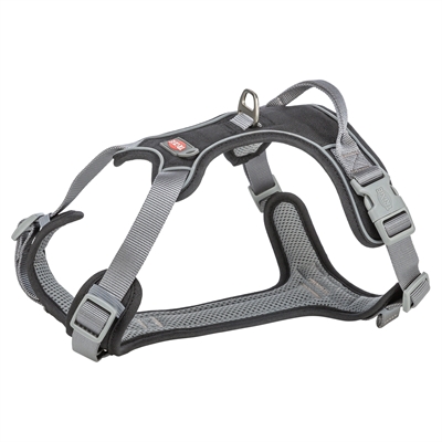 Trixie hondentuig premium active | zwart 60-75x2,5 cm