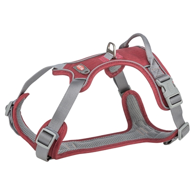 Trixie hondentuig premium active | sangria 30-40x1,5 cm