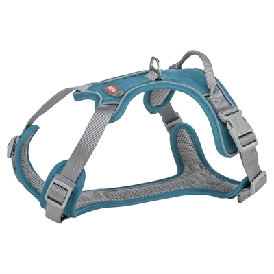 Trixie hondentuig premium active | petrol 49-69x2 cm