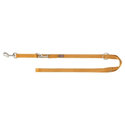 Trixie hondenriem premium verstelbaar | curry geel 200x2 cm