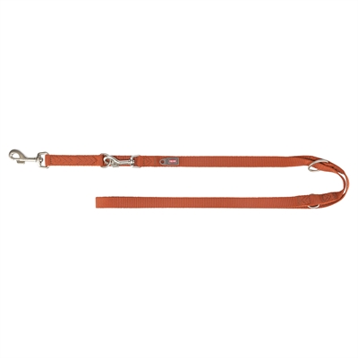 Trixie hondenriem premium roest bruin | 200x1 cm verstelbaar