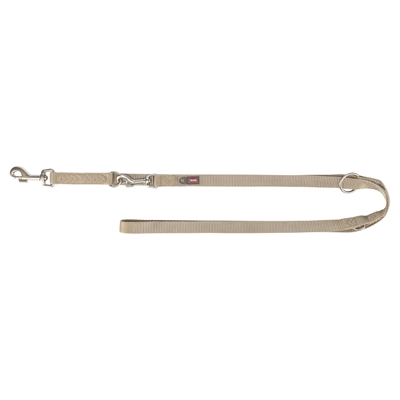 Trixie hondenriem premium verstelbaar zand taupe | 200x1,5 cm