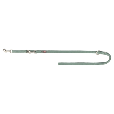 Trixie hondenriem premium | verstelbaar tweelaags salie 200x1,5 cm