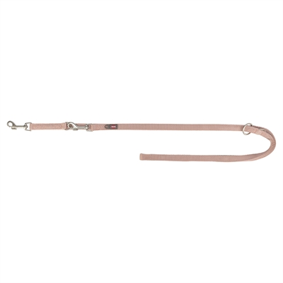Trixie hondenriem premium | verstelbaar tweelaags blush 200x1,5 cm