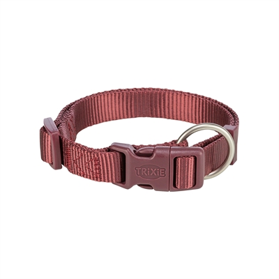 Trixie halsband hond premium sangria rood | 30-45x1,5 cm