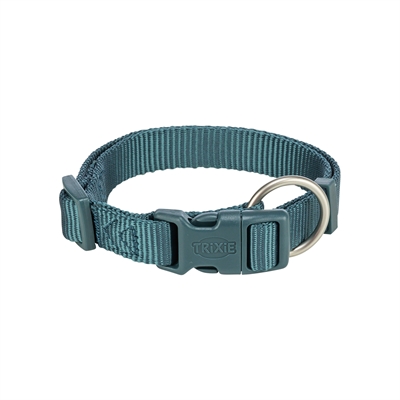 Trixie halsband hond premium petrol blauw | 30-45x1,5 cm