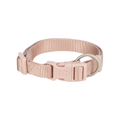 Trixie halsband hond premium blush roze | 22-35x1 cm