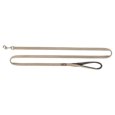 Trixie hondenriem premium extra lang zand | 180x1 cm