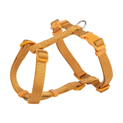 Trixie hondentuig premium h-tuig | curry geel 30-44x1 cm