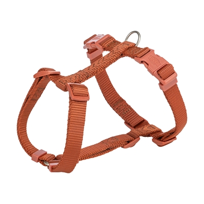 Trixie hondentuig premium h-tuig roestbruin | 52-75x2 cm