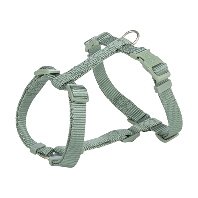 Trixie hondentuig premium h-tuig salie groen | 52-75x2 cm