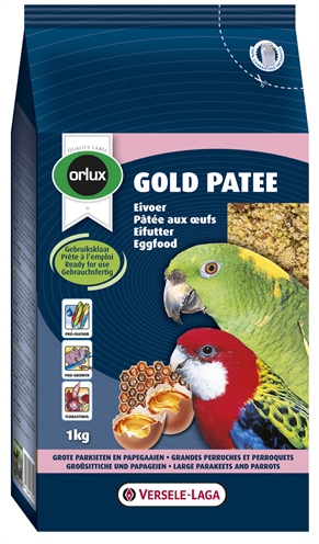 Orlux gold patee eivoer grote parkiet papegaai | 1 kg