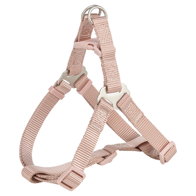 Trixie hondentuig premium one touch | 65-80x2,5 cm blush
