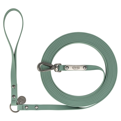 Trixie hondenlijn sleeplijn citystyle pvc salie | 10 mtr