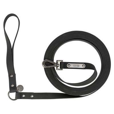 Trixie hondenriem sleeplijn citystyle pvc zwart | 5 mtr