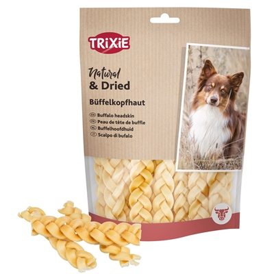 Trixie buffelkophuid gevlochten | 12 cm 6x200 gr