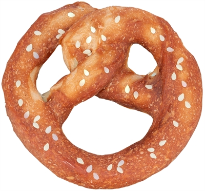 Trixie denta fun pretzel met eendenborst | 9 cm, 40 gr, 100 st