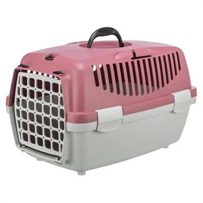 Trixie reismand capri lichtgrijs/oudroze | xs 48x32x31 cm