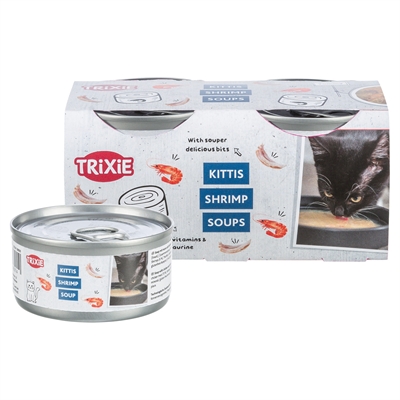 Trixie soep met kip en garnalen | 4x4x80 gr