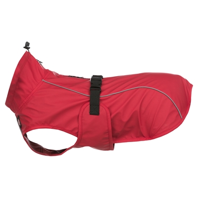 Trixie regenjas hond vimy rood | rug 62 cm, buik 78-82 cm