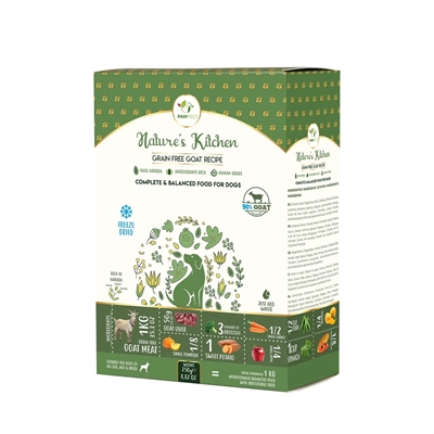 Pawfect freeze dried foods goat recipe | 250 gr