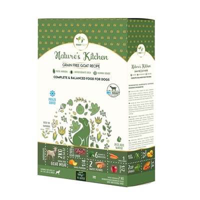 Pawfect freeze dried foods | goat recipe 500 gr