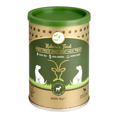 Pawfect freeze dried treats goat | 50 gr