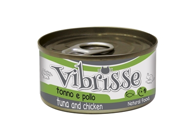 Vibrisse cat tonijn / kip | 24x70 gr vleesvoer voor katten