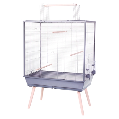 Zolux vogelkooi neolife grijs | 81x48x130 cm