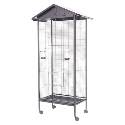 Zolux volière chic solo zwart | 78x48x156 cm