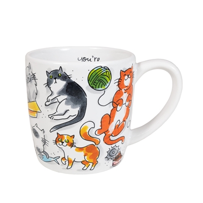 Blond amsterdam chunky mok cat love | 500 ml