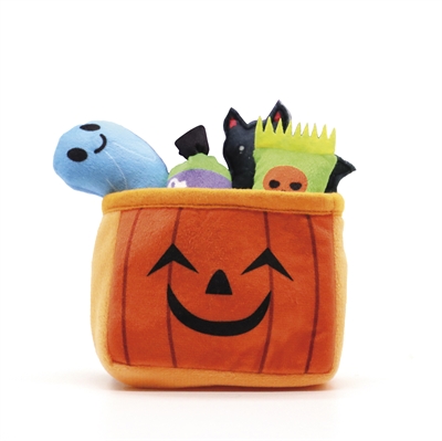 Croci fright stuffy pompoen 14 cm | met 5 speeltjes