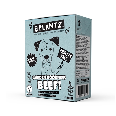 Henart plantz beef-like chunks | 10x380 gr tetra pak